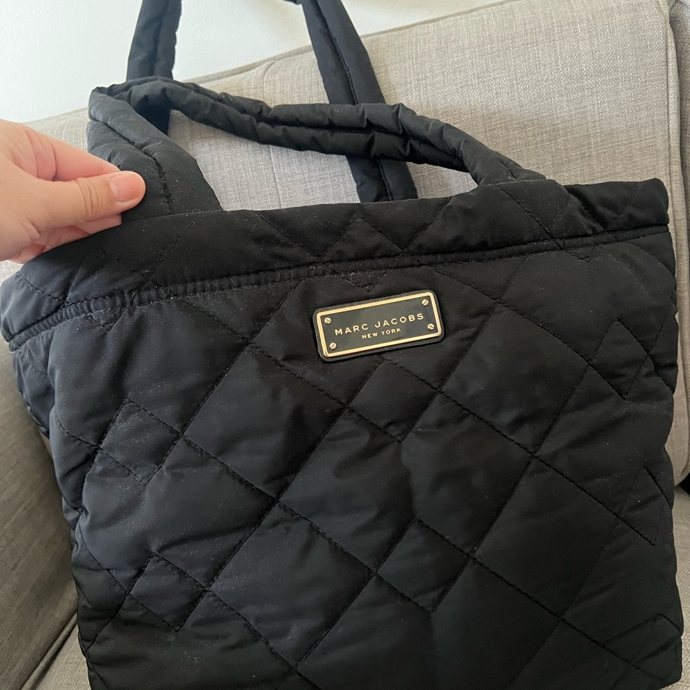 Marc Jacobs Quilted Black Tote Bag